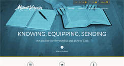 Desktop Screenshot of mvbchurch.org